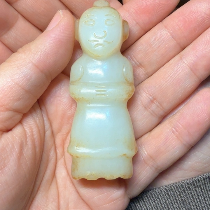 和田玉（糖玉）挂件未镶嵌