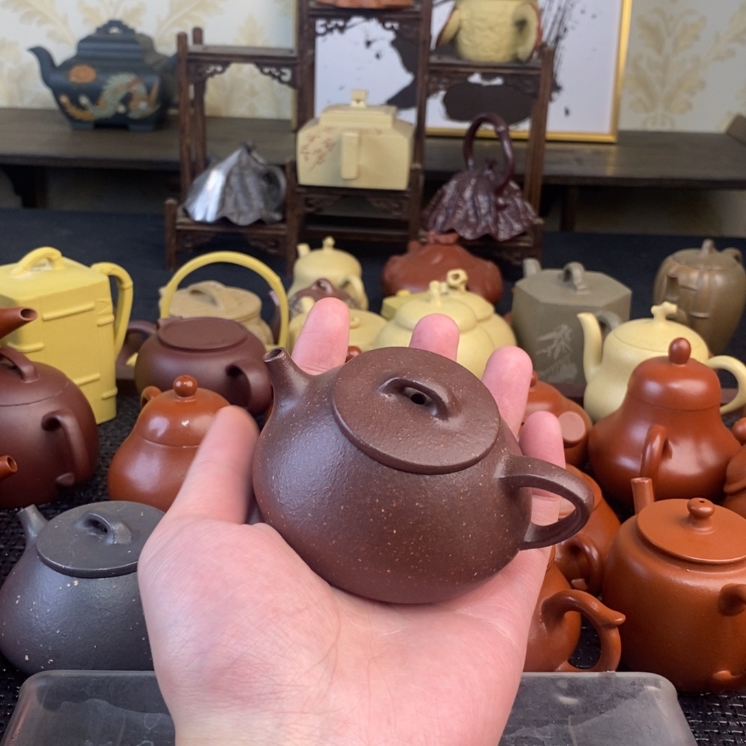 任***币紫砂茶壶宜兴紫砂工艺研究所