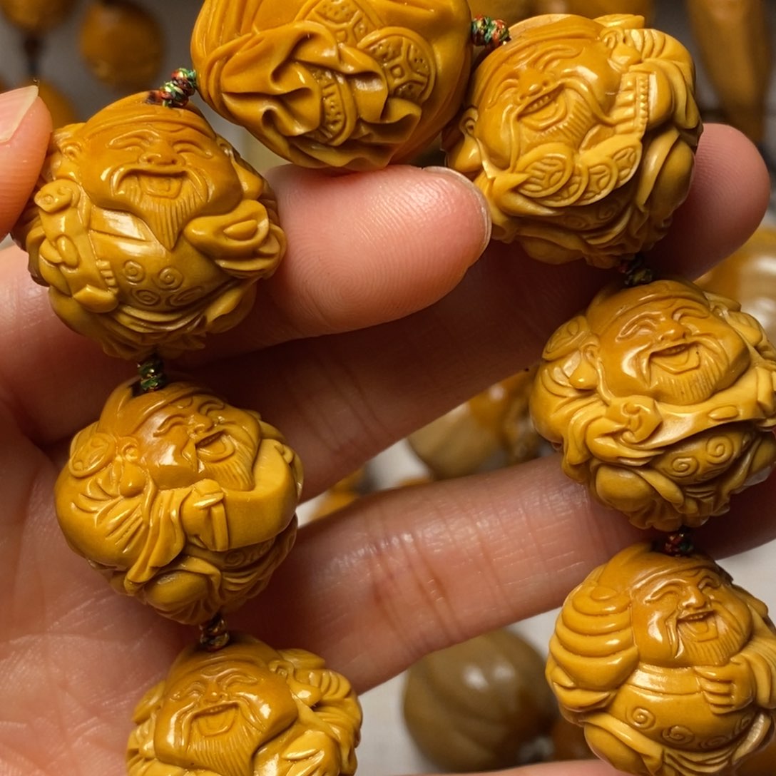 橄榄核手串/手链短圆八方来财2.2