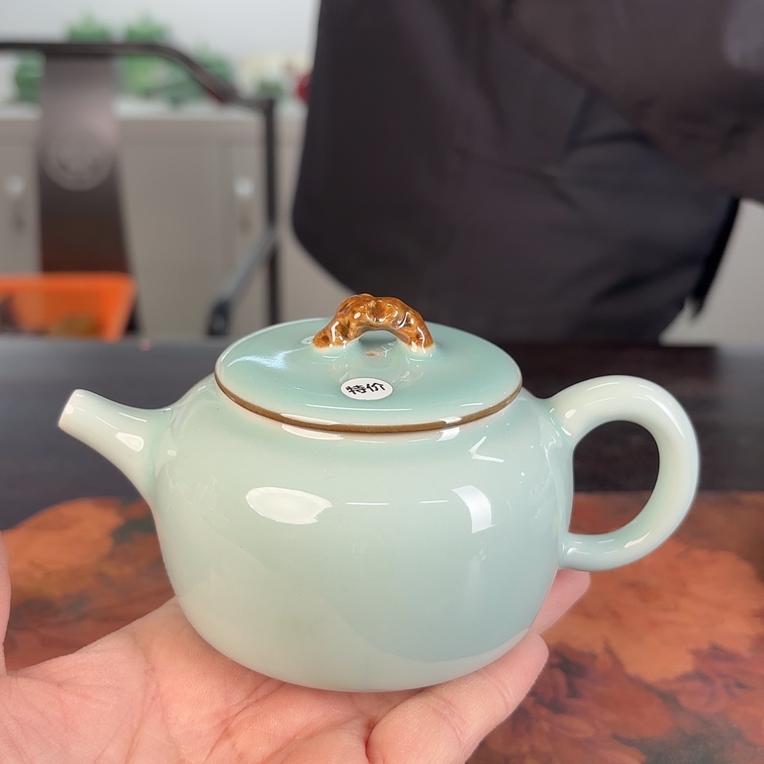 龙泉云间青瓷小米茶器