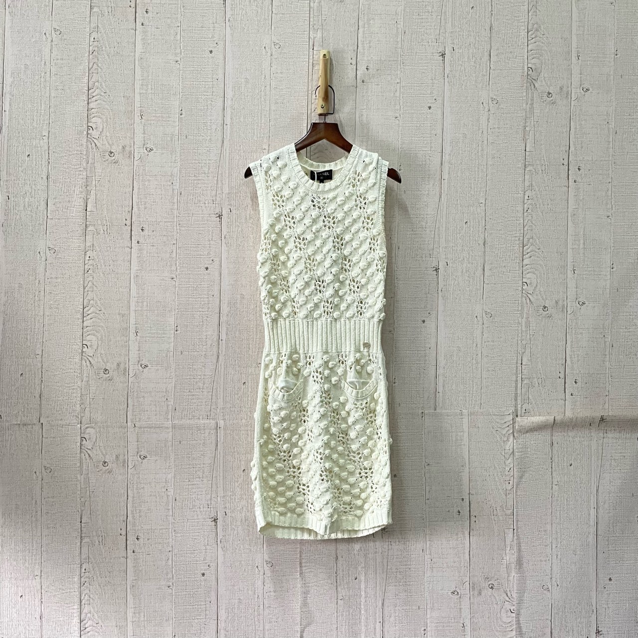 99新 Chanel/香奈儿 (tt7) 针织连衣裙 36码 bc000005