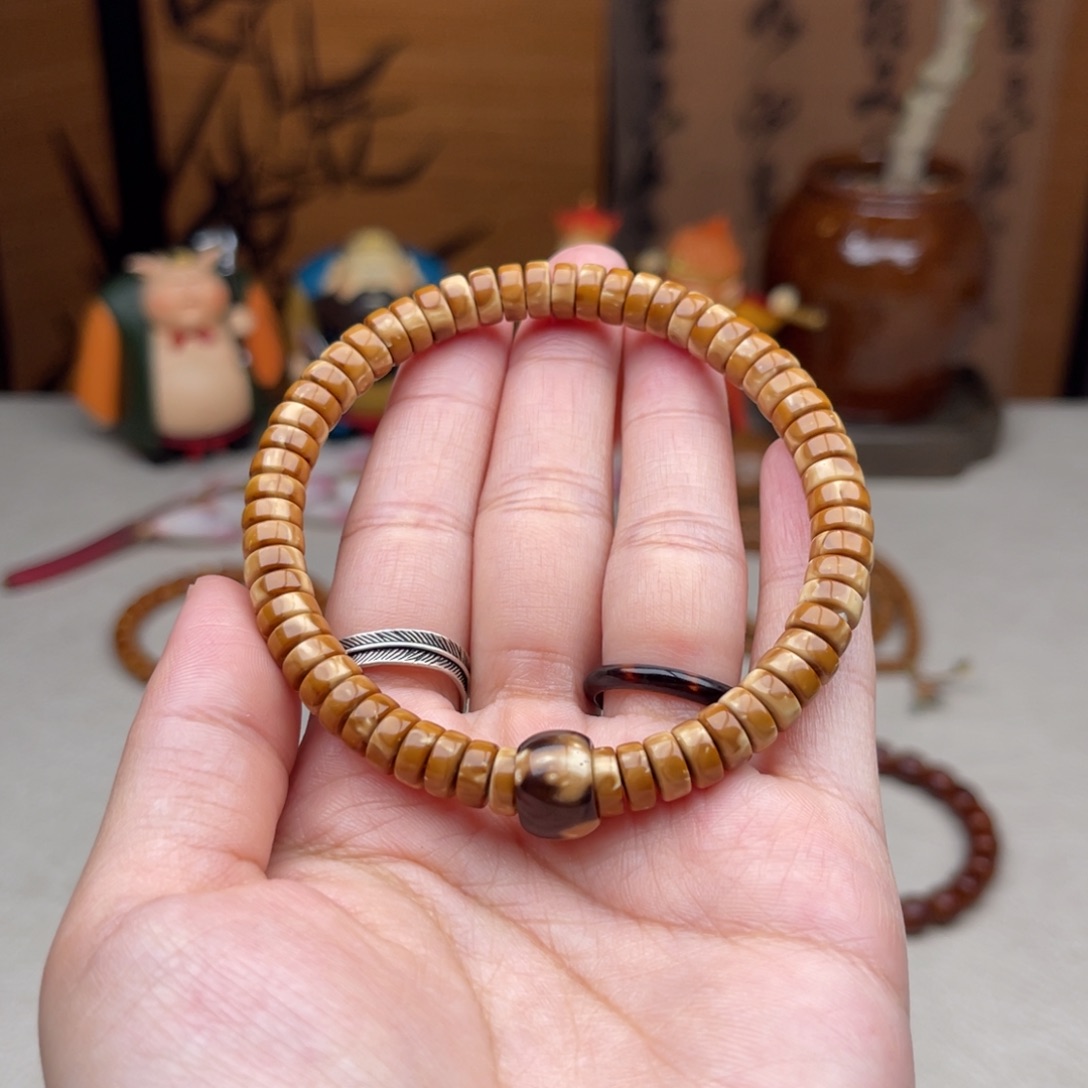 紫金鼠手串74鼠尖纯肉花皮药片