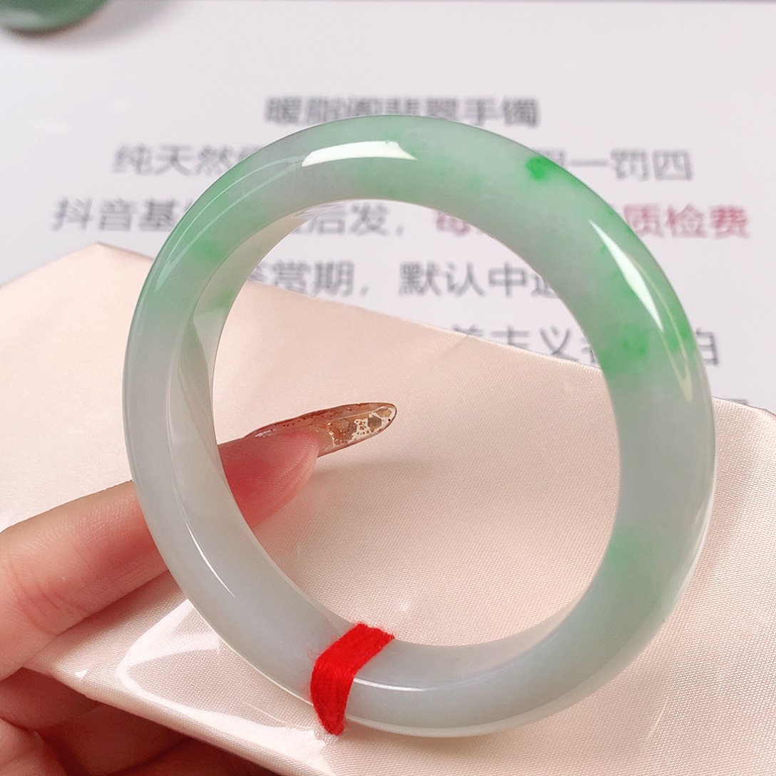 翡翠手镯未镶嵌缅甸天然1730