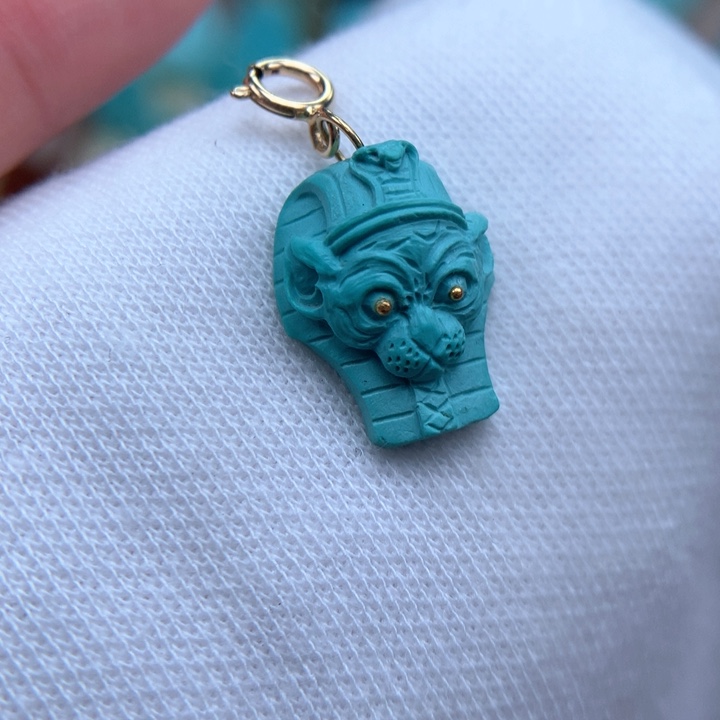 绿松石绿松石配饰18K金镶嵌