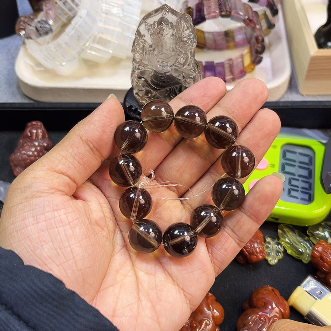 ^***^颈饰未镶嵌水晶茶晶