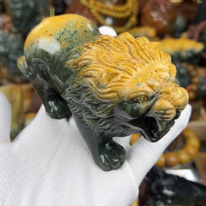 岫岩河磨玉（透闪石质玉）把件未镶嵌