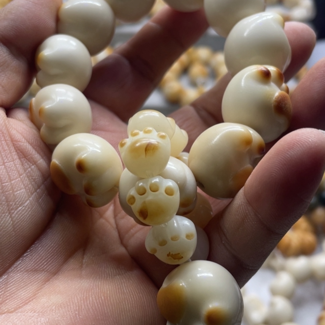 吊坠菩提根/象牙果全品象牙果猫爪手串卡21