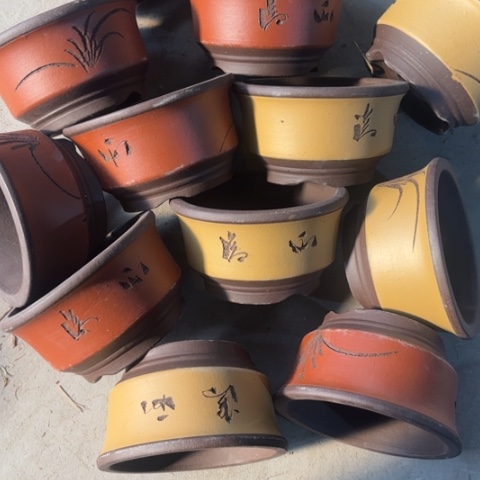 紫砂花盆100-12。100-12