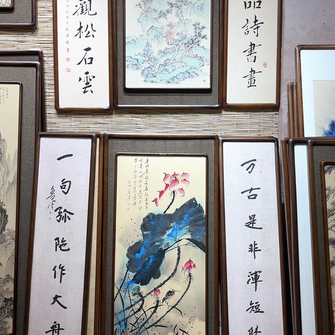 国画万**森亲笔手绘作品