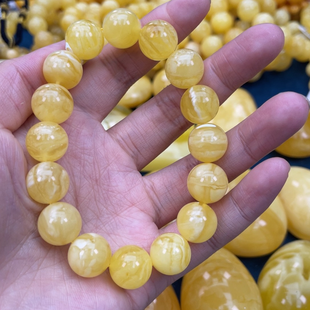 琥珀裸石未镶嵌琥珀蜜蜡w 708