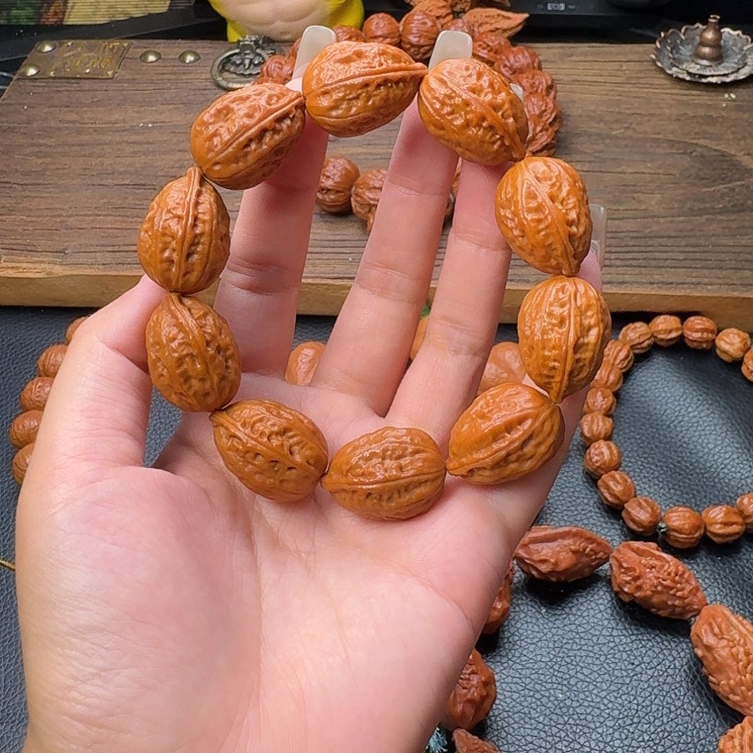 桃核手串小枣手串