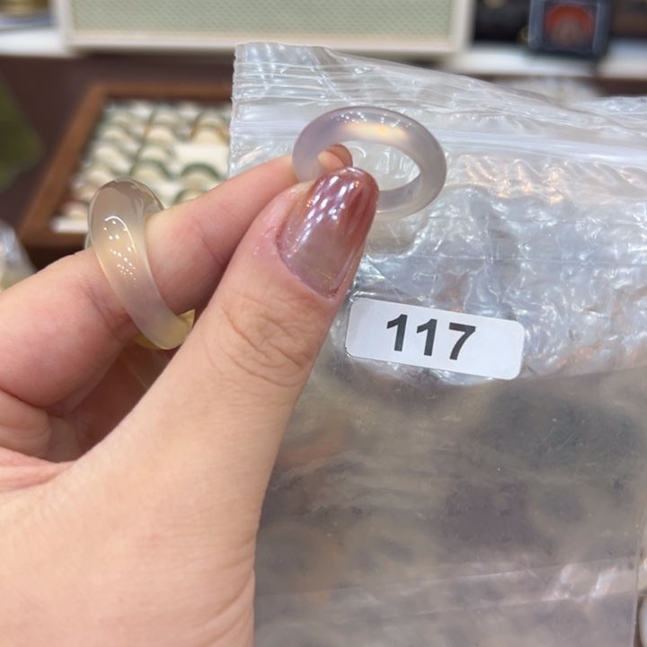 玛瑙/玉髓合金戒指117港12