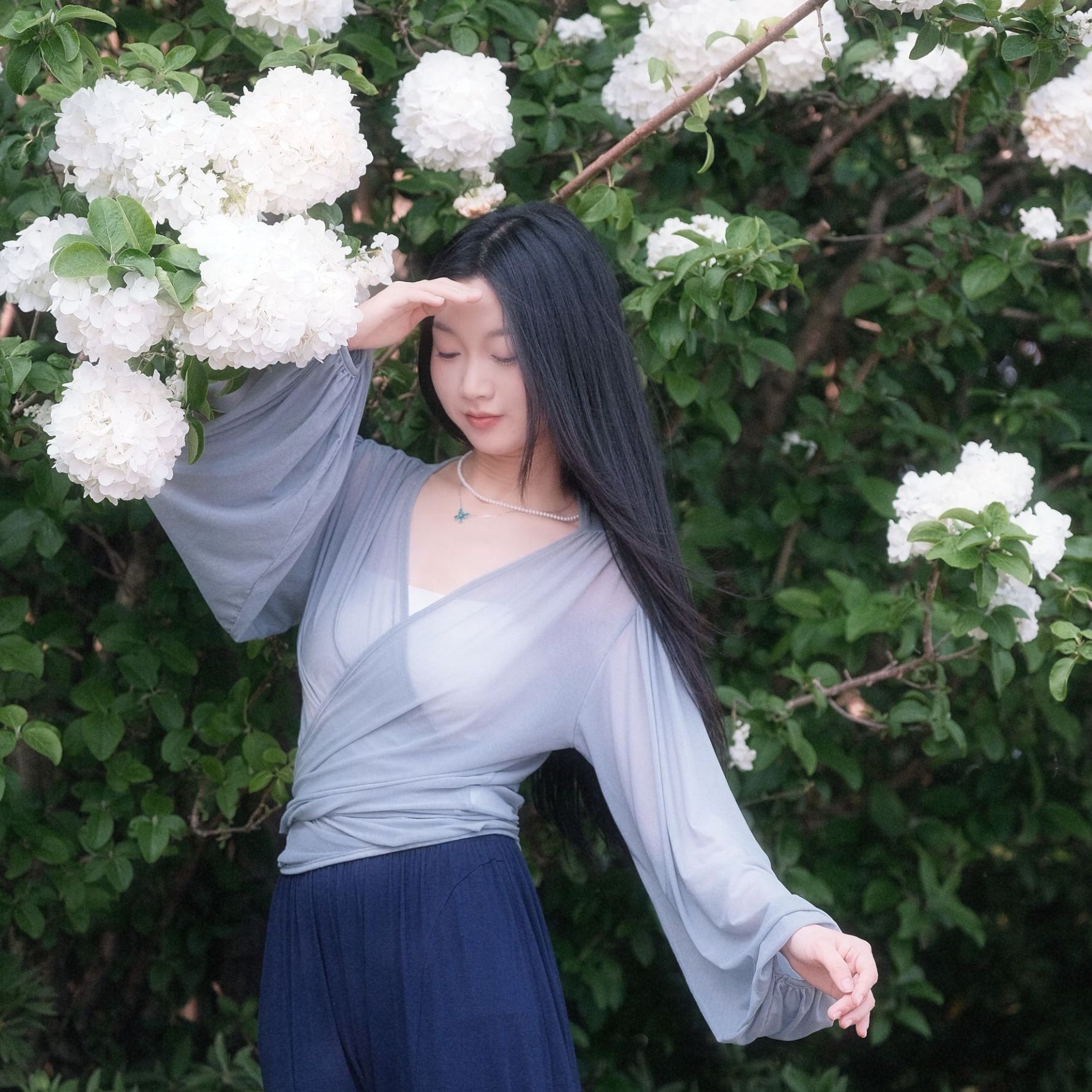 3175 D现代舞蹈服成人女上衣练功专业形体古典教师专用遮肉显瘦