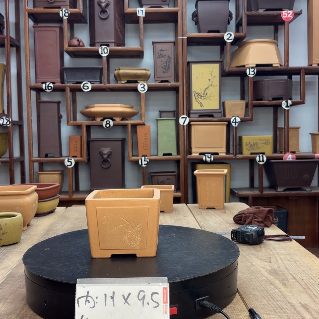 紫砂花盆紫砂花盆