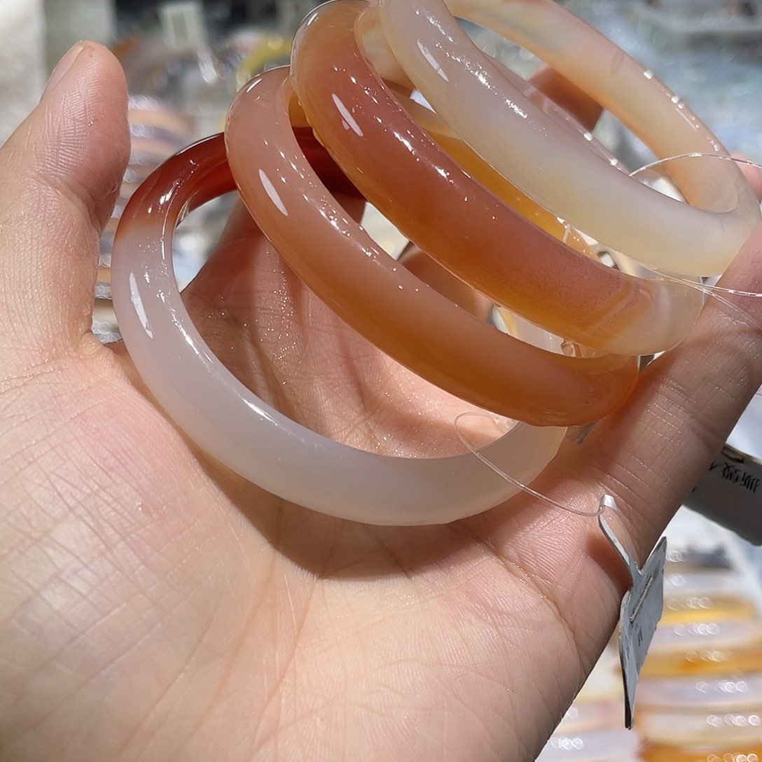 玛瑙/玉髓手镯未镶嵌57➕福利