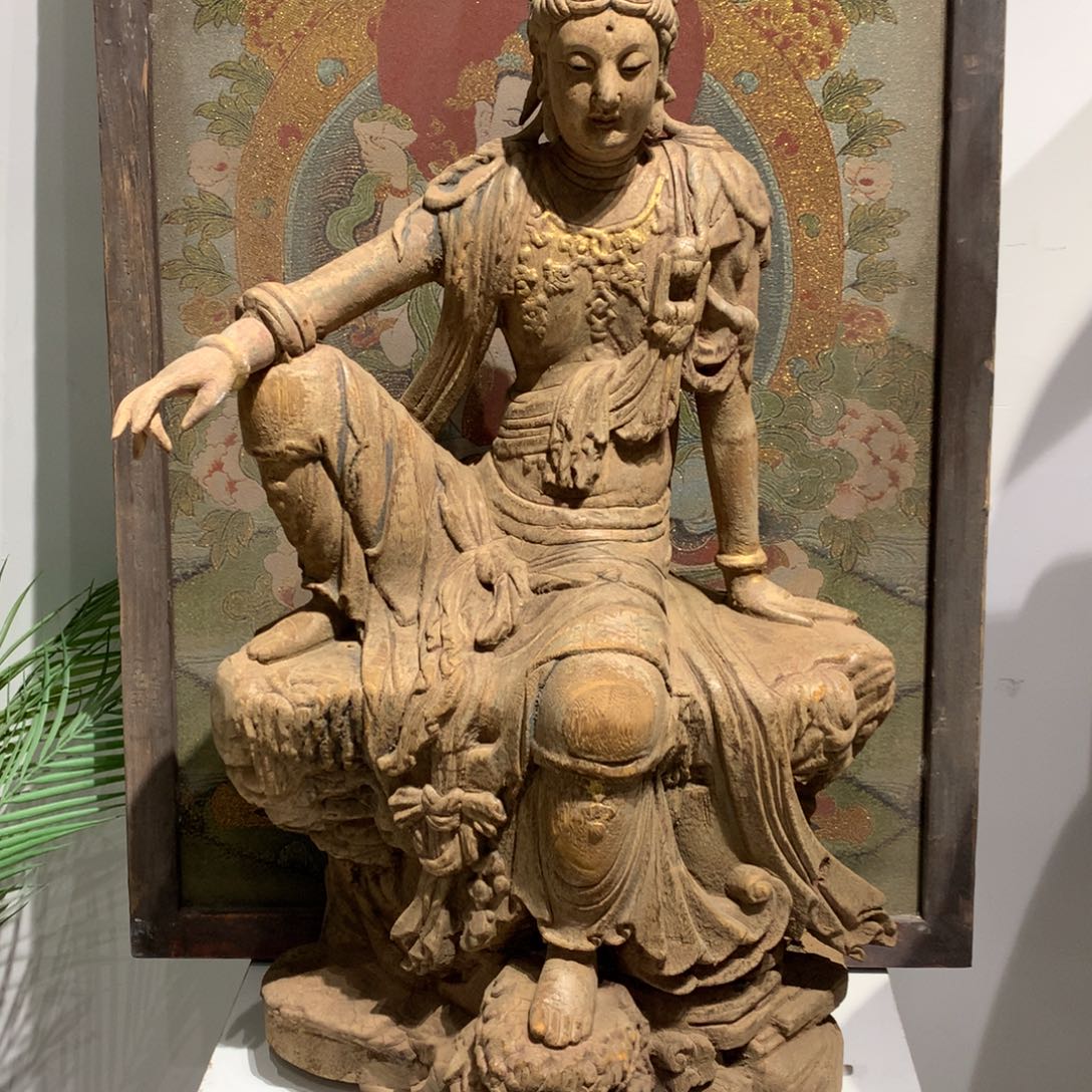 ₩***木不包邮 木雕摆件 高80厘米