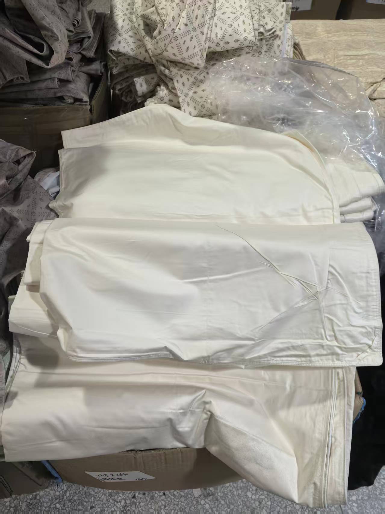 《厚广家》3楼229×264大号米黄色有机高支棉特殊款被套 发1张