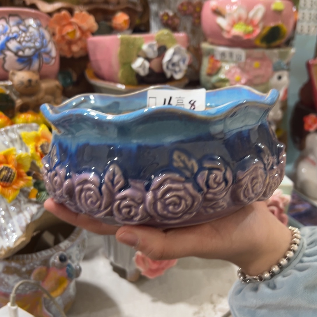 满20米秒退拉黑花盆
