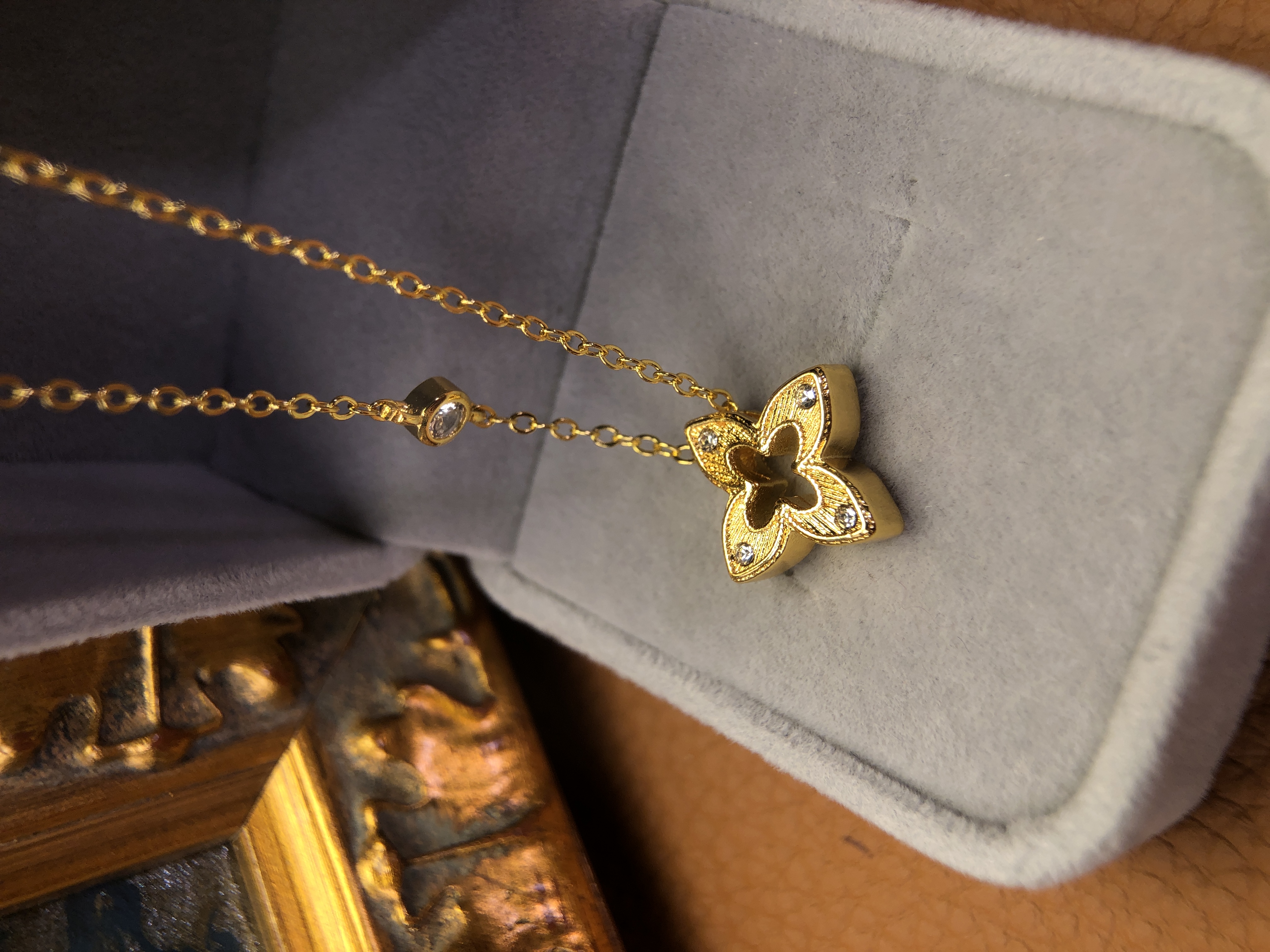 铜合金项链 C0365 FR★【星光】时尚轻奢女款项链