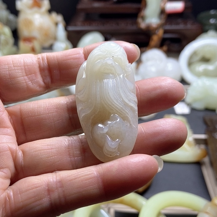 和田玉挂件未镶嵌