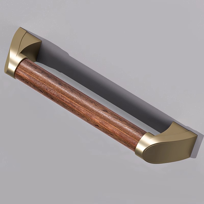 实木扶手老人浴室安全防滑栏杆胡桃木走廊卫生间厕所马桶扶手专用