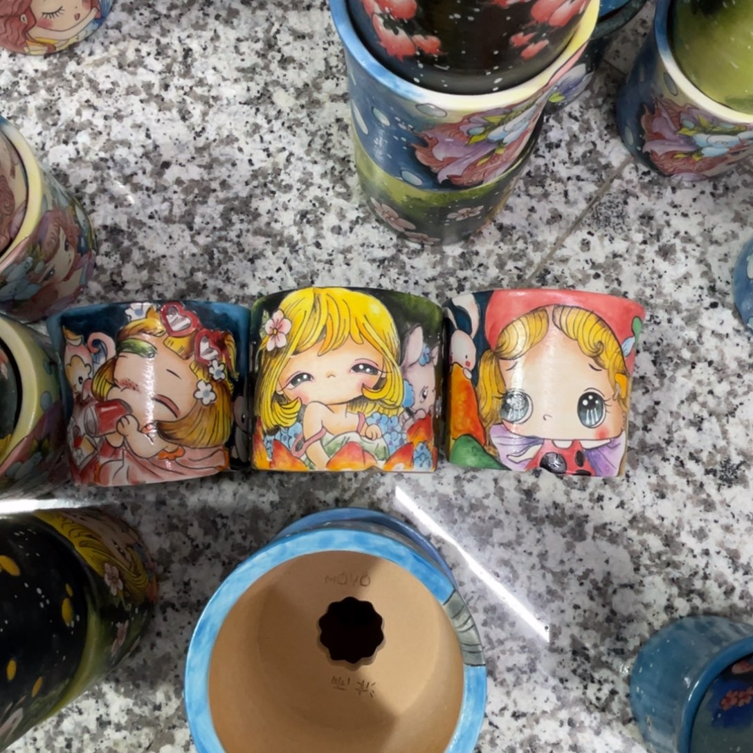 向****沐雨卡通3个默认微瑕不退换