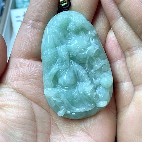 翡翠颈饰未镶嵌天然缅甸翡翠a货