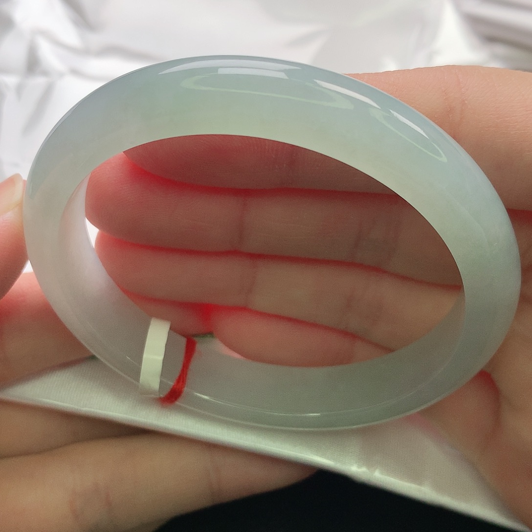 翡翠未镶嵌手镯缅甸5253