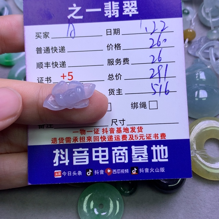 翡翠颈饰未镶嵌A***a翡翠