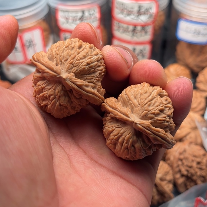 把件文玩核桃白狮子39