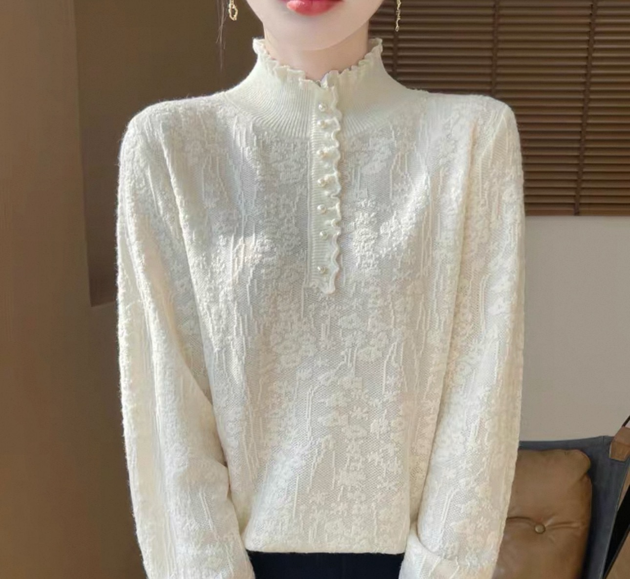 SENBIYAO/森比垚 9529#新款羊毛衫上衣