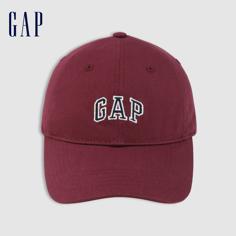 【成毅同款】Gap男装秋冬刺绣logo可调节棒球帽经典鸭舌帽723078