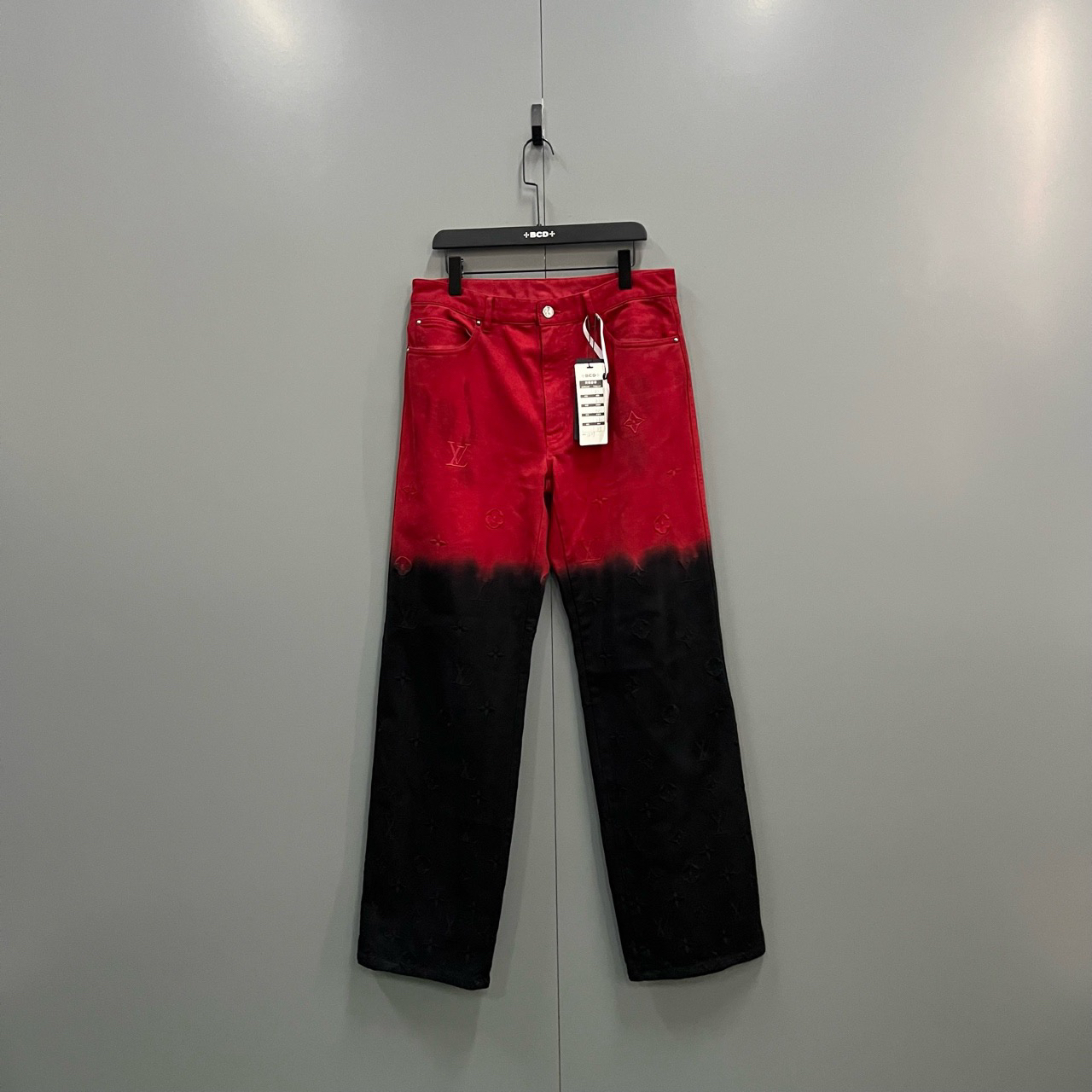 95新 LouisVuitton/路易威登 （c3）渐变直筒牛仔裤32码/012832