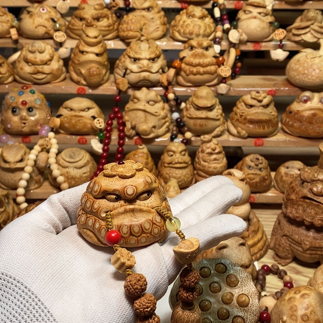 香榧木竹根雕工艺精湛工艺