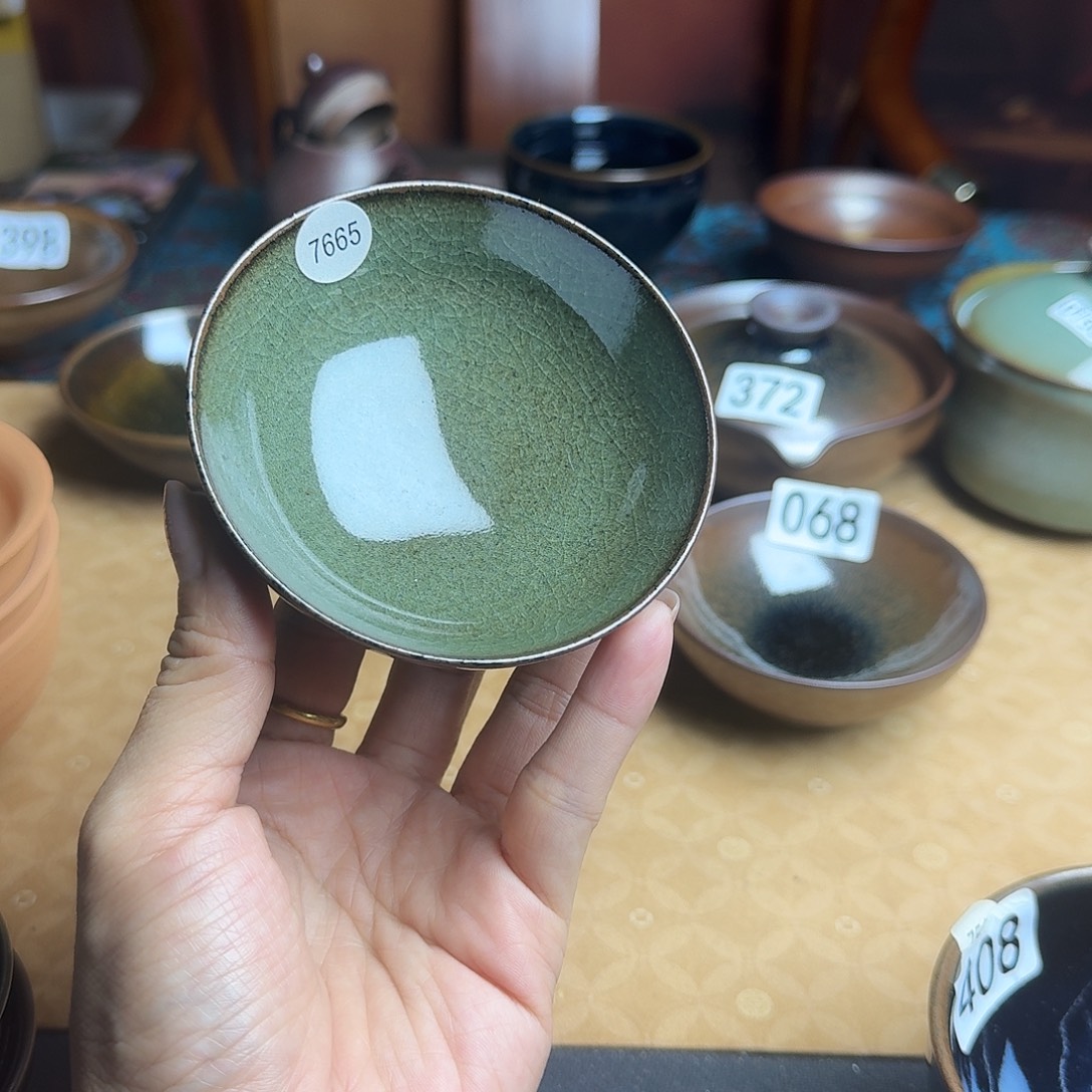 茶盏7665 建窑建盏·原矿铁胎·柴烧主人杯