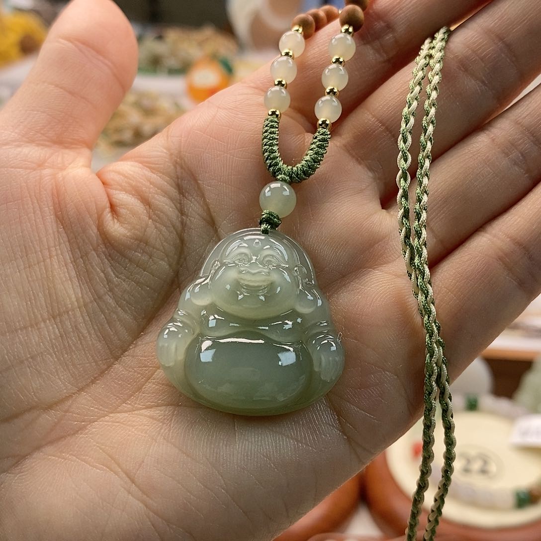 和田玉吊坠(不含链)未镶嵌甜***