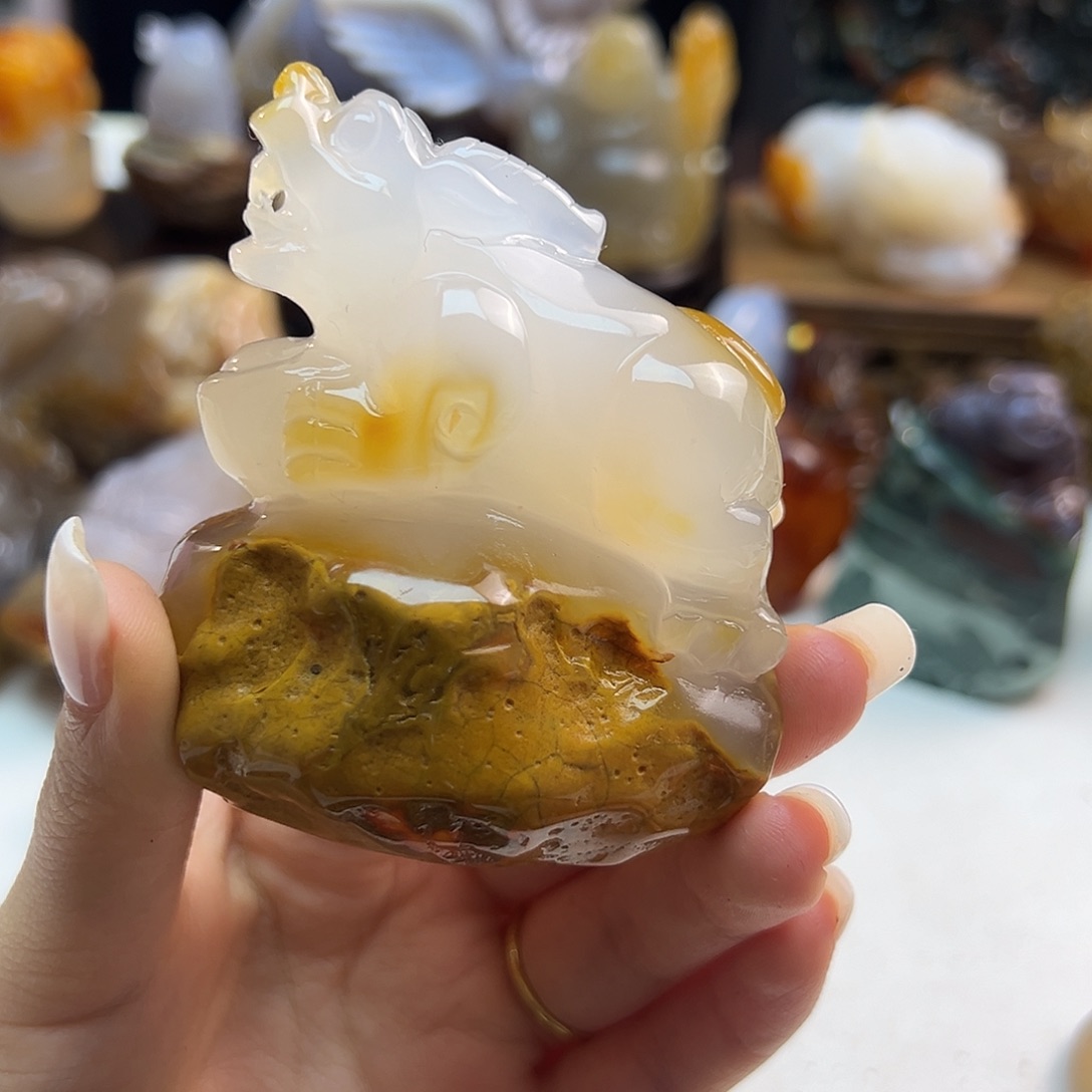 玛瑙/玉髓未镶嵌颈饰