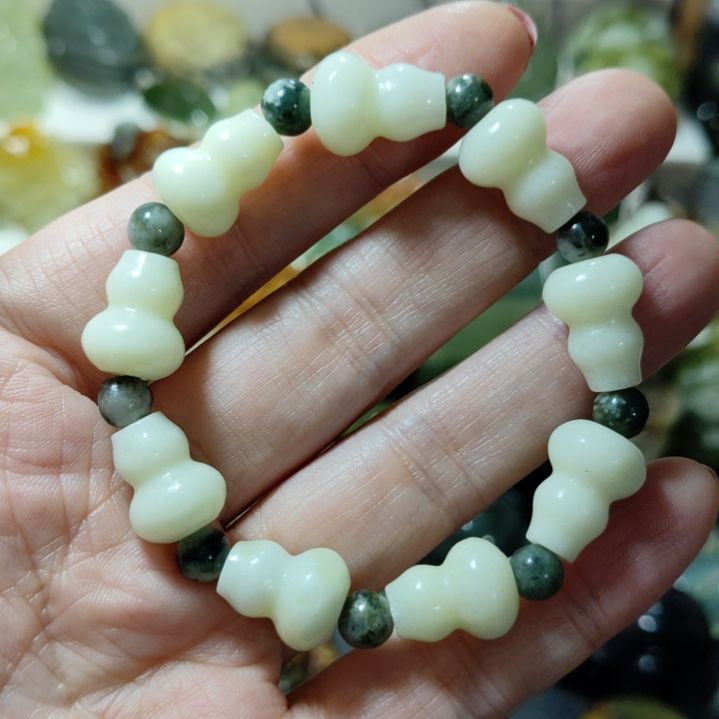 岫玉手串款式未镶嵌