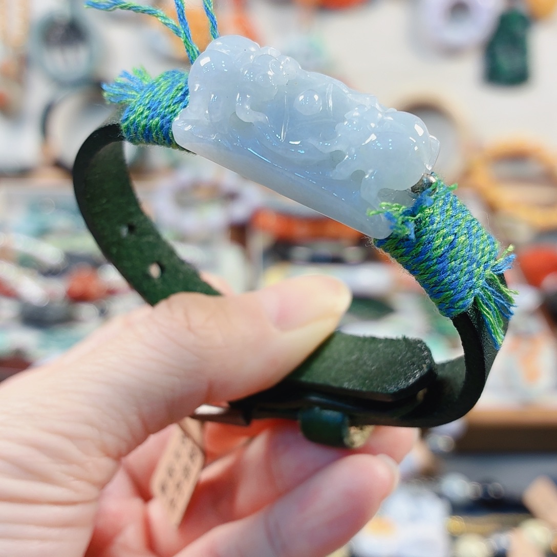 翡翠未镶嵌手链手串