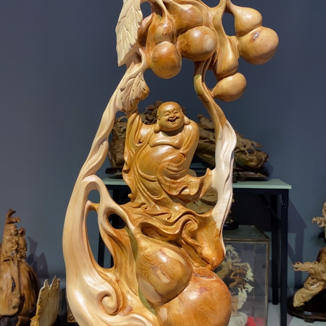 柏木（崖柏）崖柏木雕刻