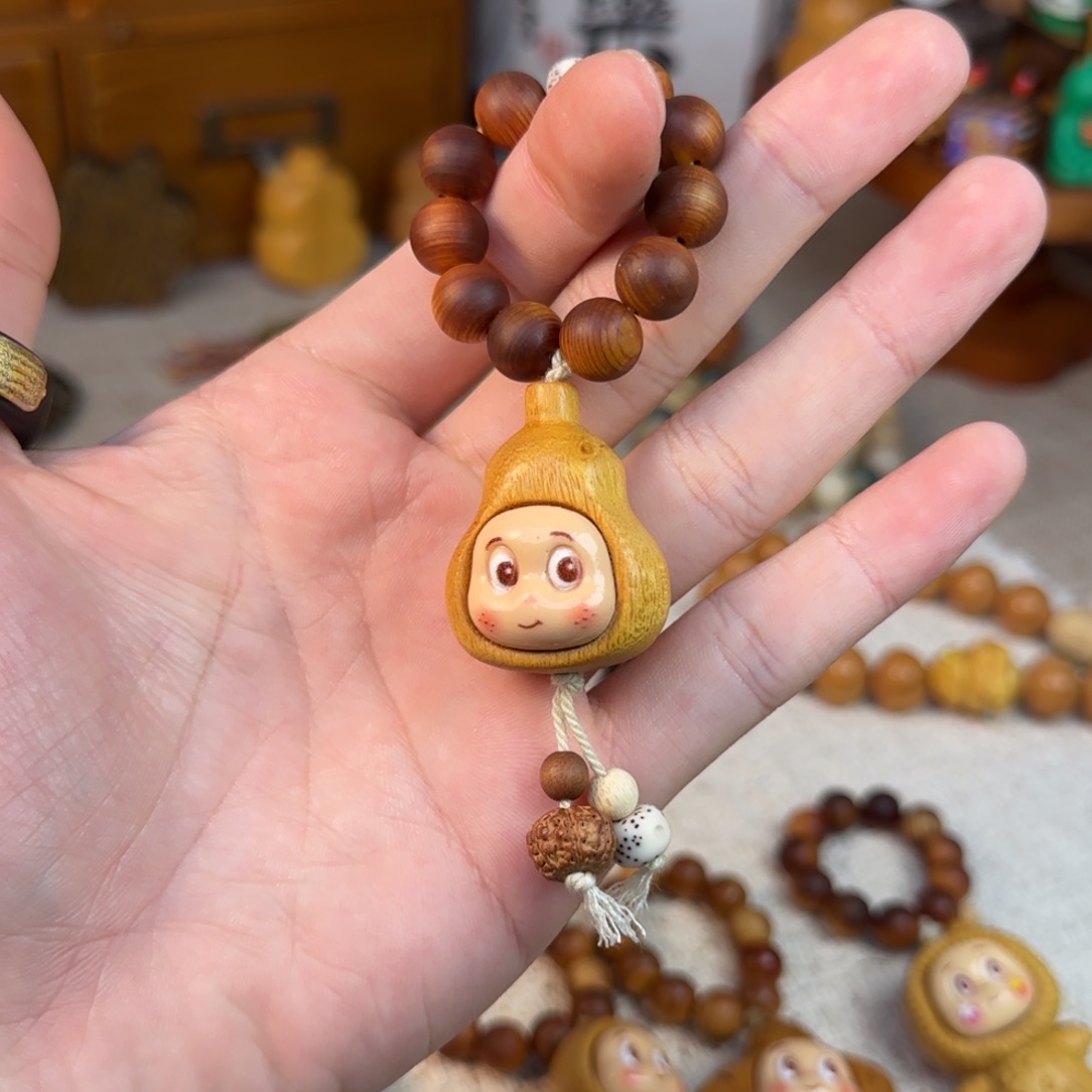 无事牌非洲檀香星星人葫芦手捻