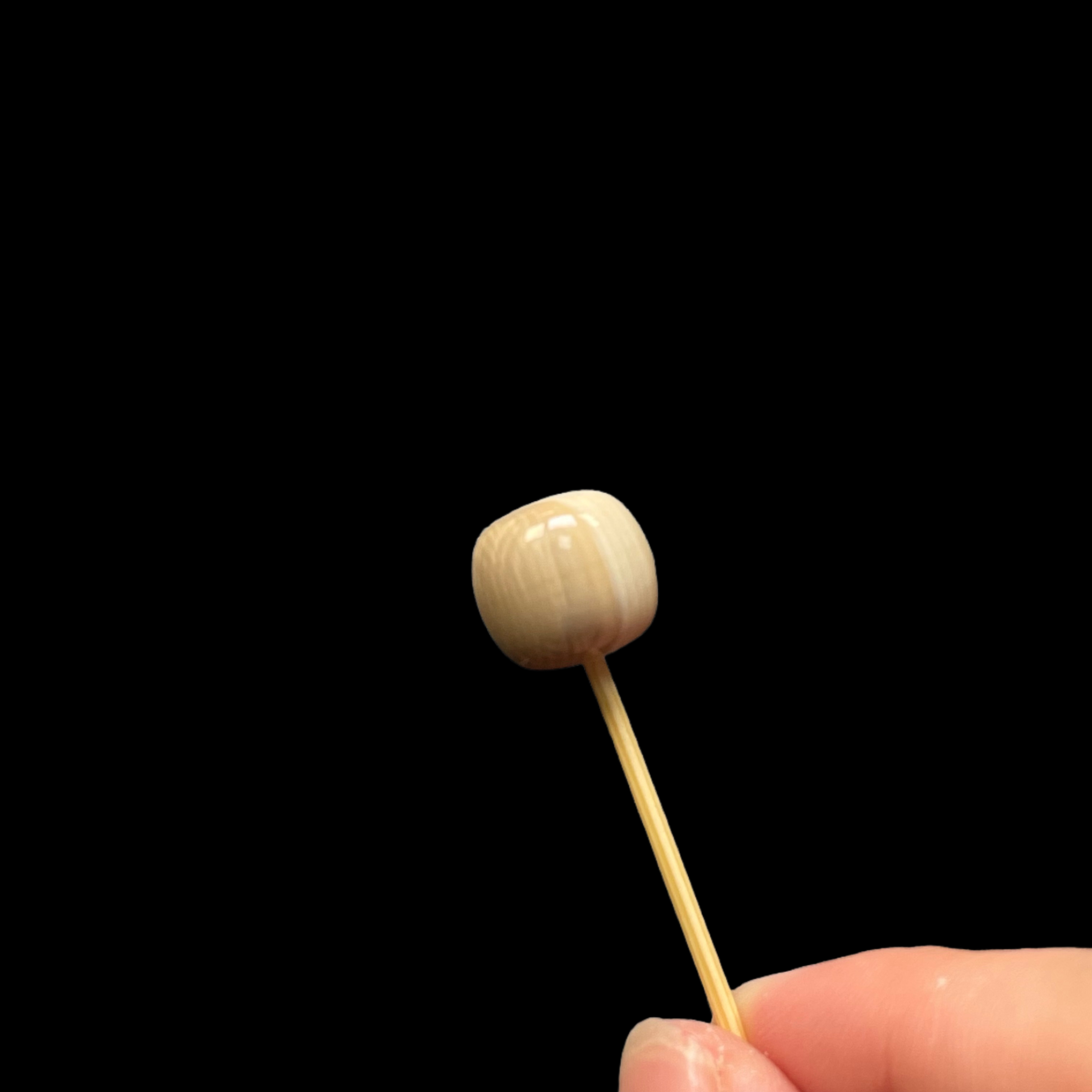 天然猛犸牙老型单珠阴阳11*12文玩配饰全品无瑕原生态冰料