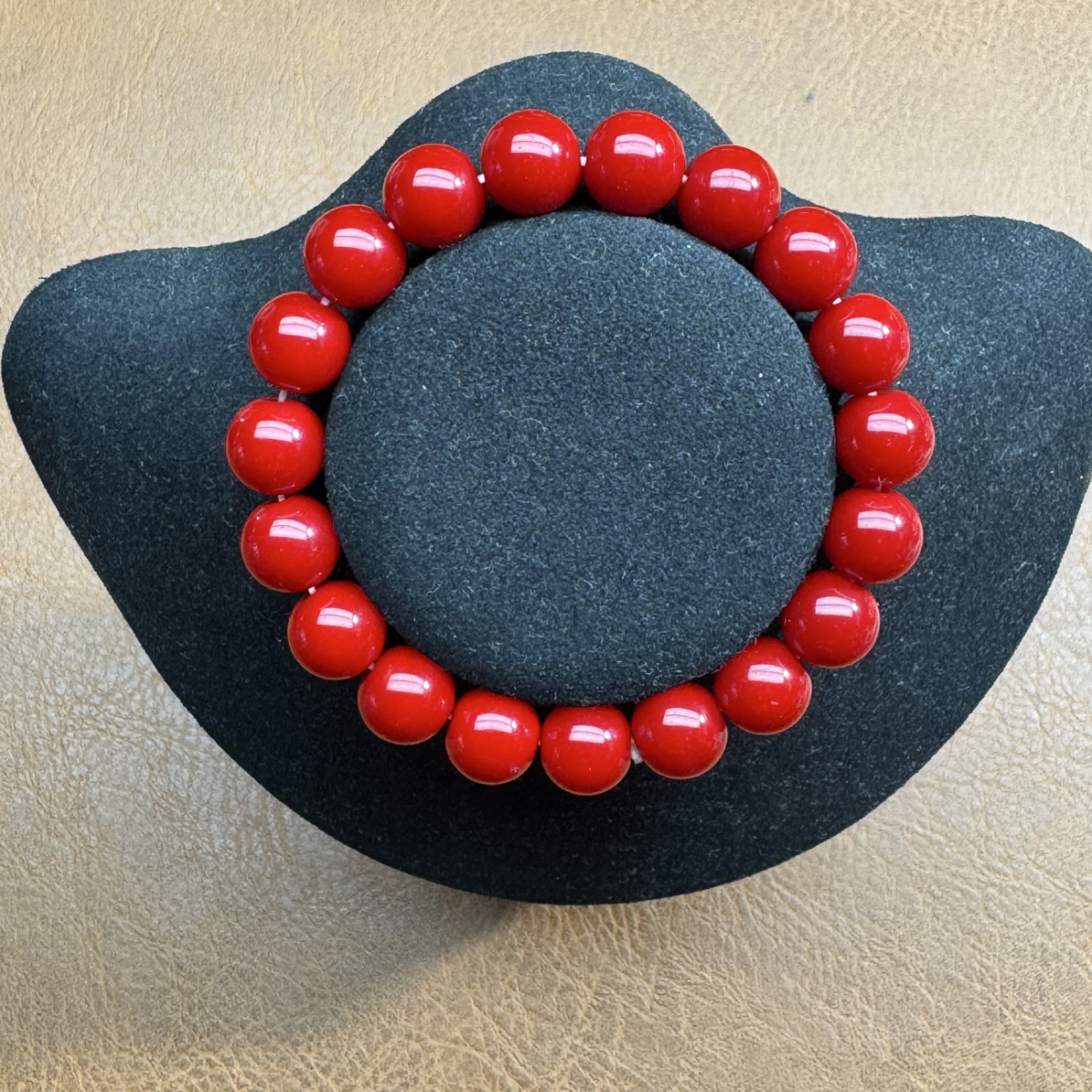 A135全品红色10mm红色手串