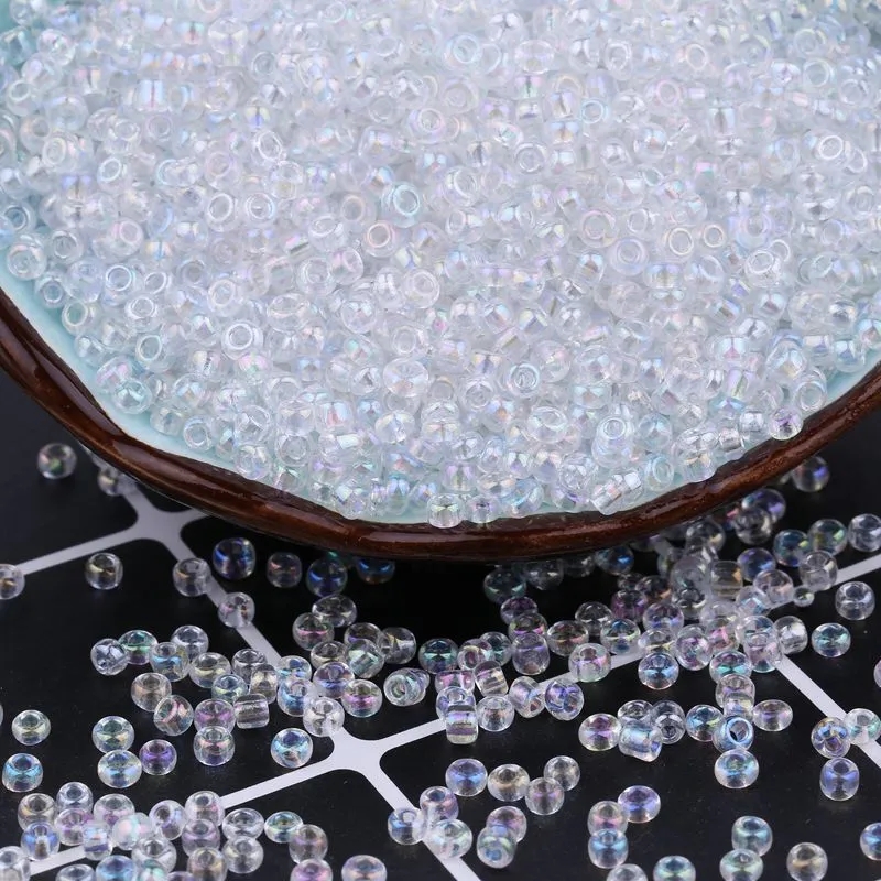 【上海飞详专属】幻彩米珠diy编织手链面帘项链配件发簪流苏