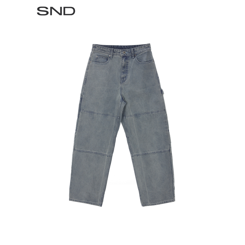  【COOR  设计师品牌】SND AW25 拼接宽松长裤
