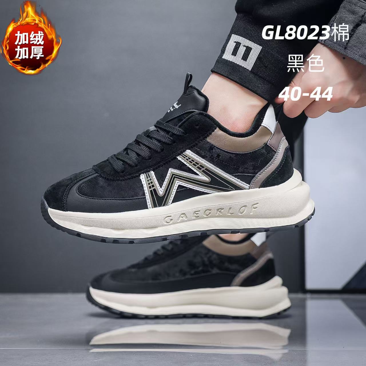 80238冬季加绒阿甘皮面运动休闲鞋