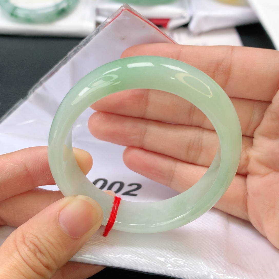 翡翠手镯未镶嵌贵妃53.8