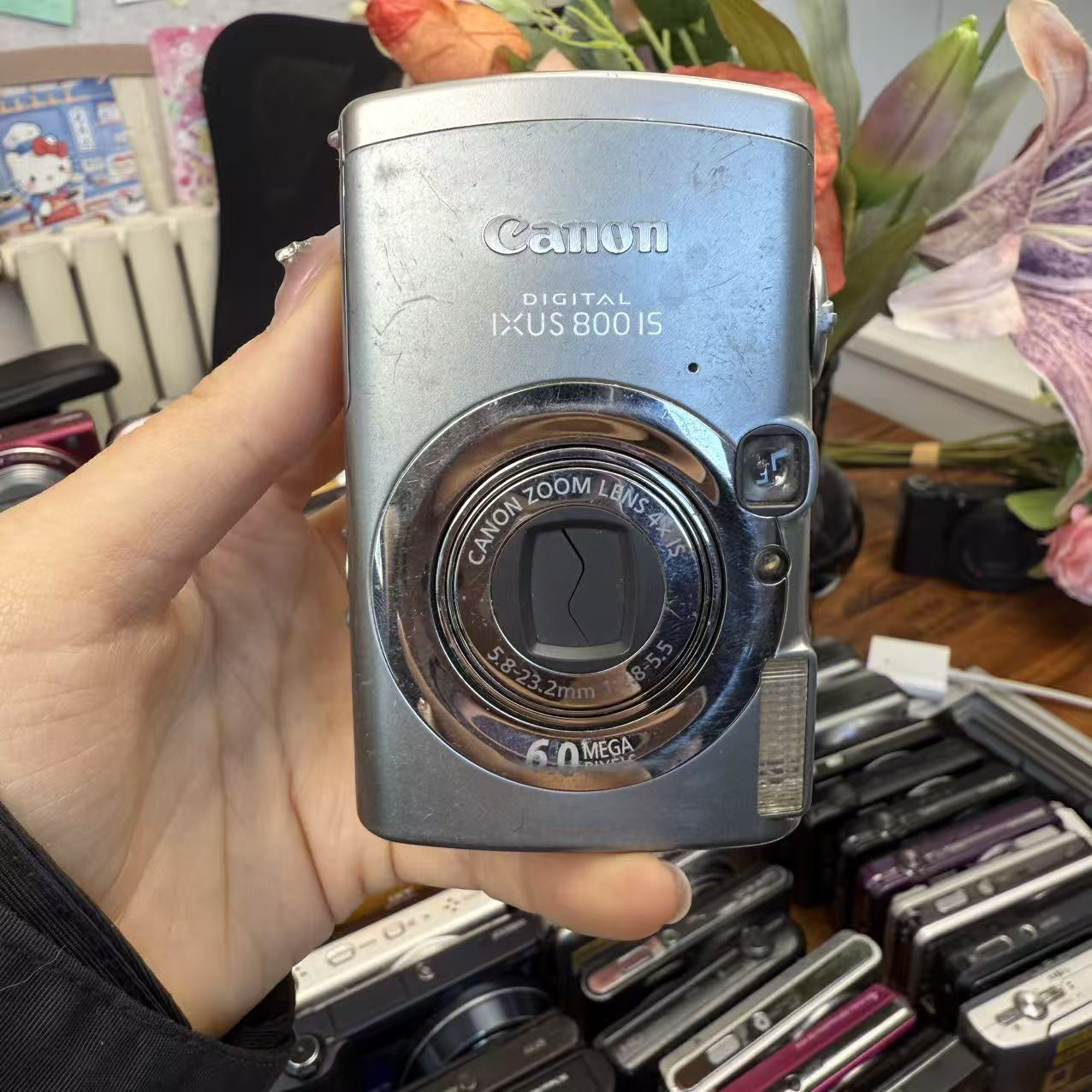 95新 Canon/佳能 IXUS800 超冷白皮奶油肌清冷感出片
