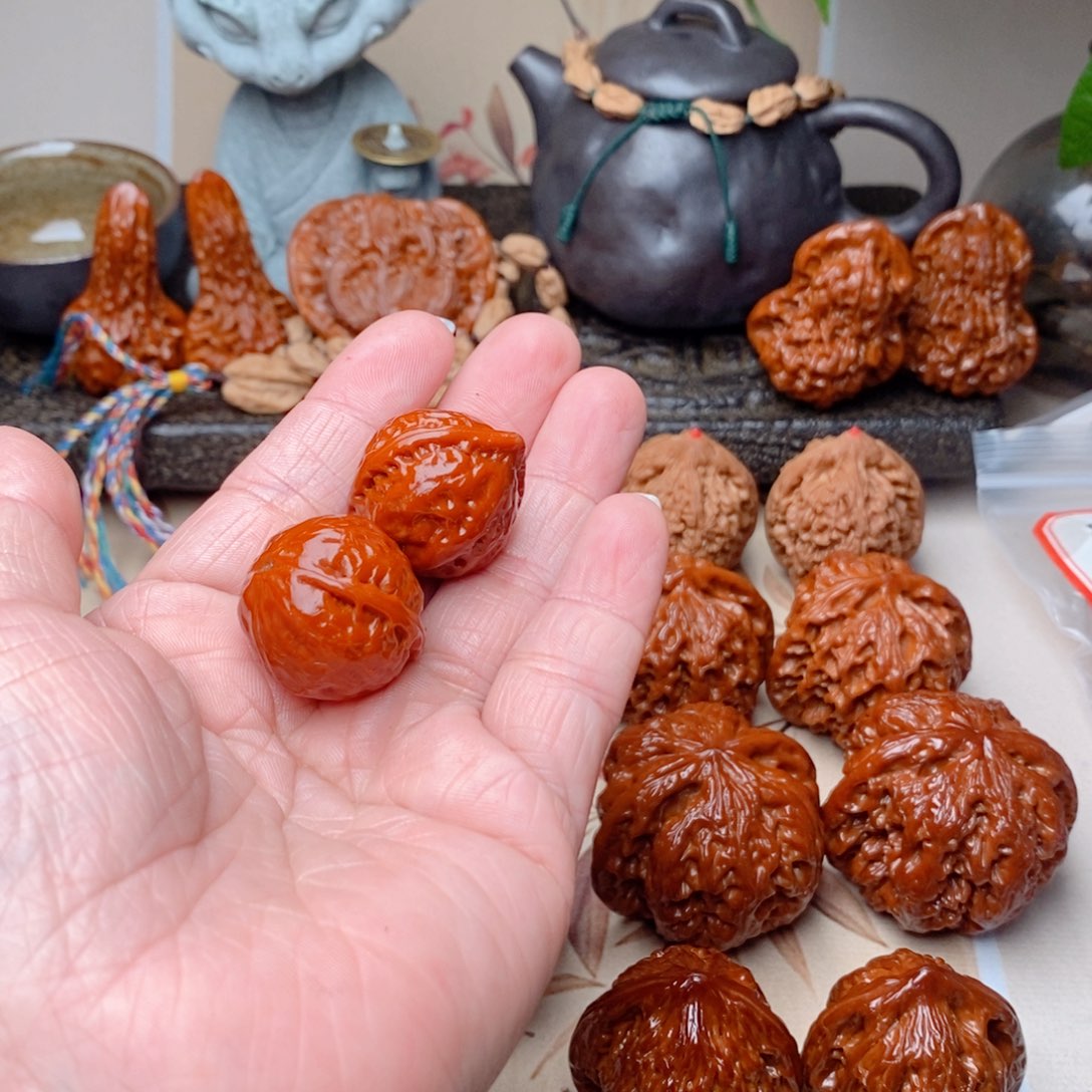吊坠文玩核桃雨**明手捻