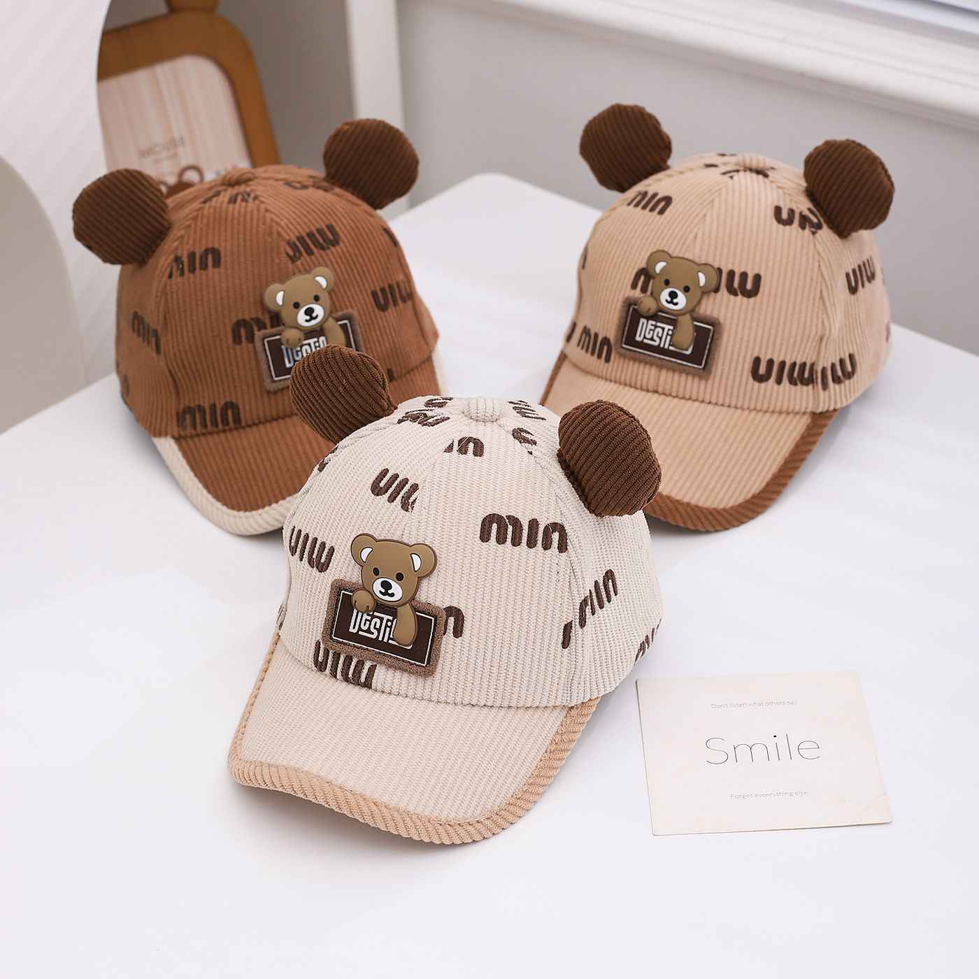 儿童帽子春秋男孩宝宝棒球帽夏季薄款遮阳帽鸭舌帽男童可爱防晒